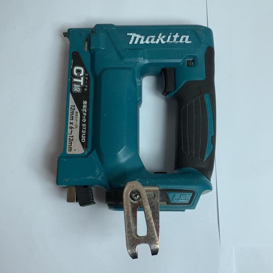 ♭♭ MAKITA マキタ 充電式タッカ 本体のみ 18v ST312 やや傷や汚れ 