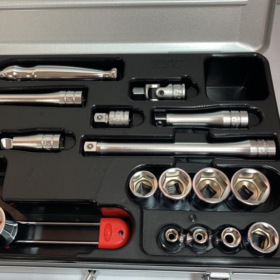 ♭♭ KTC ケーティーシー 9.5sq. ソケットレンチセット 26点組 未使用 