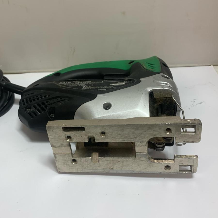 ♭♭ HITACHI 日立 90mm 電子ジグソー 本体のみ CJ90VST グリーン やや