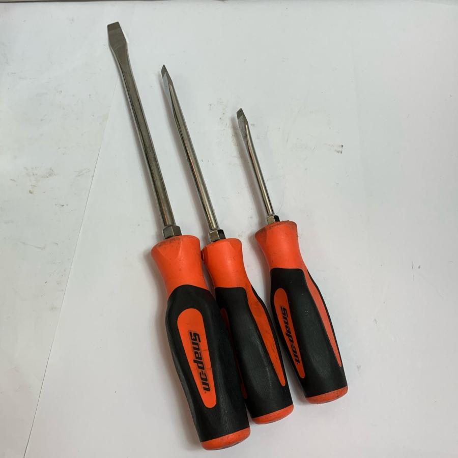 ♭♭ Snap-on スナップオン マイナスドライバー 3本セット SGD8B/SGD6B