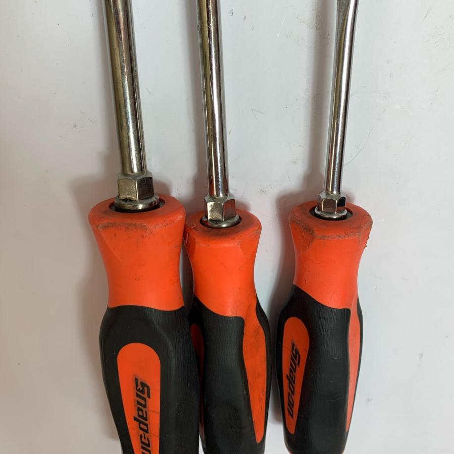 ♭♭ Snap-on スナップオン マイナスドライバー 3本セット SGD8B/SGD6B