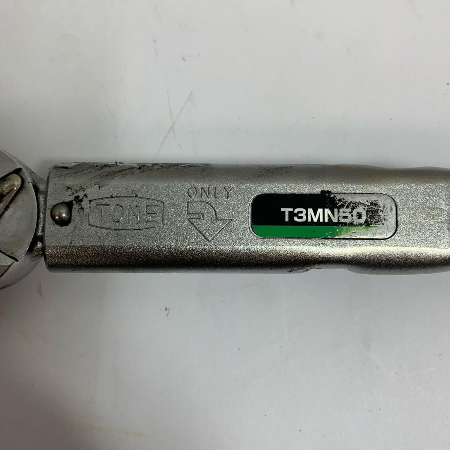 ♭♭ TONE トネ トルクレンチ 未校正 本体のみ T3MN50 やや傷や汚れ