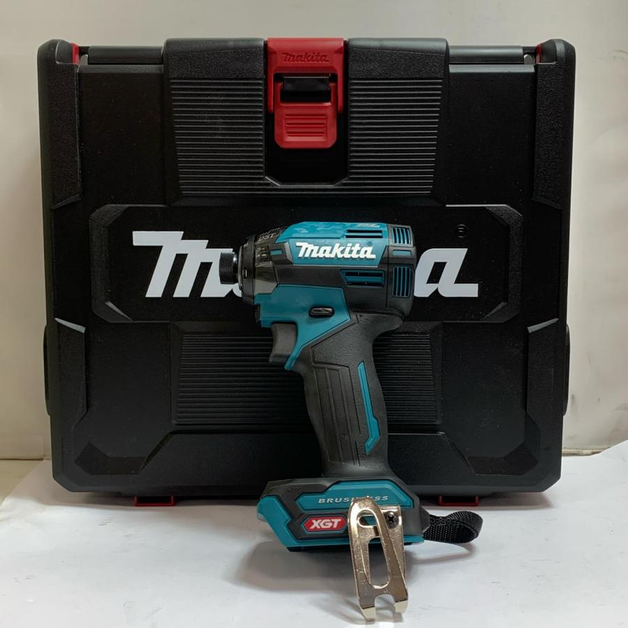 【中古】【店頭引取限定】MAKITA  TD002G 40v インパクトドライバ　充電器・充電池x2・ケース付き ЗЗ MAKITA マキタ 40v インパクトドライバ バッテリーx2 充電器 ケース