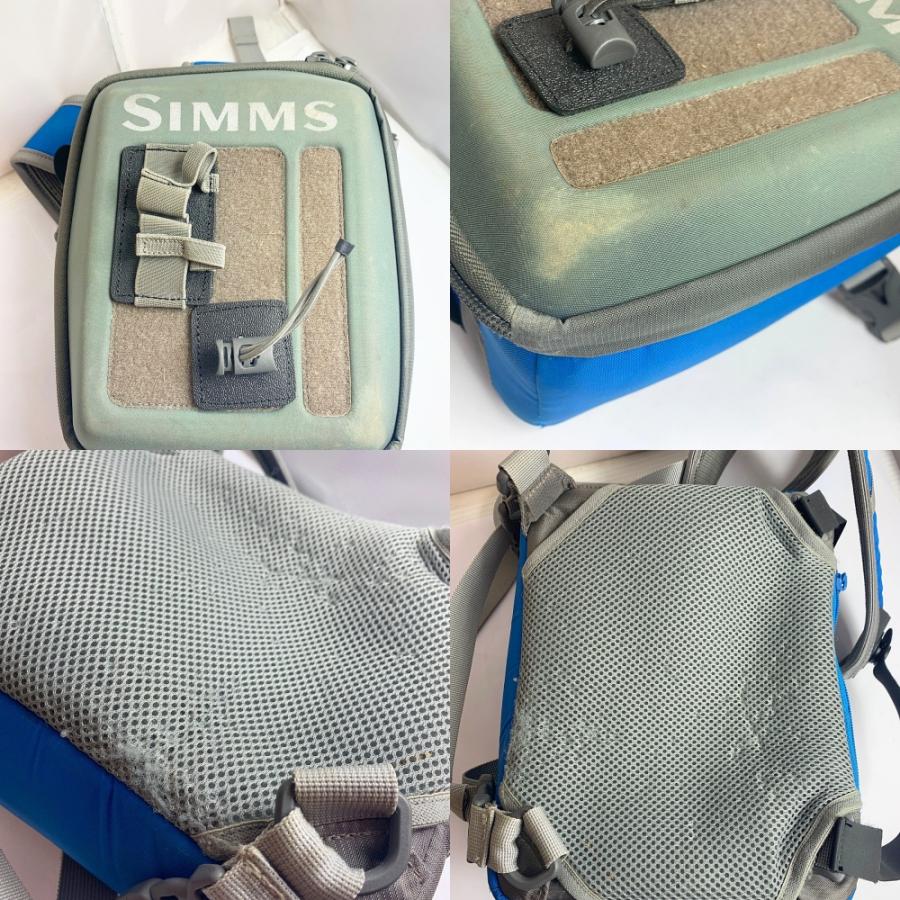 ★★SIMMS ウェイポインツ　ヒップ　パック ブルー系 使用感あり。キズ、ヨゴレあり SIMMS ウェイポインツ ヒップ パック ブルー系 使用感あり。キズ