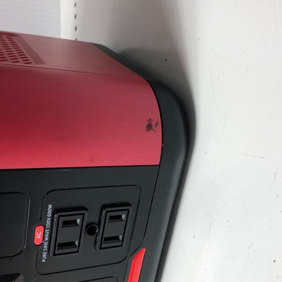ポータブル電源 GOOLOO P600 レッド やや傷や汚れあり : リサイクル