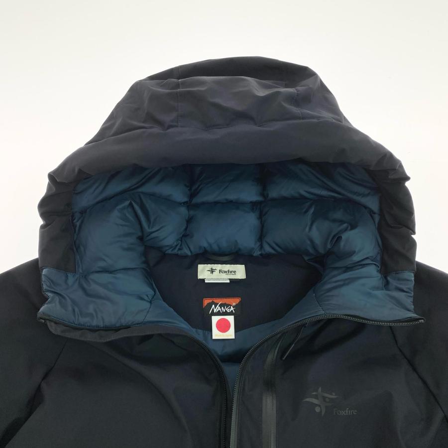 §§ Foxfire×NANGA ダウンジャケット SIZE L 程度A ブラック 目立った傷や汚れなしの画像