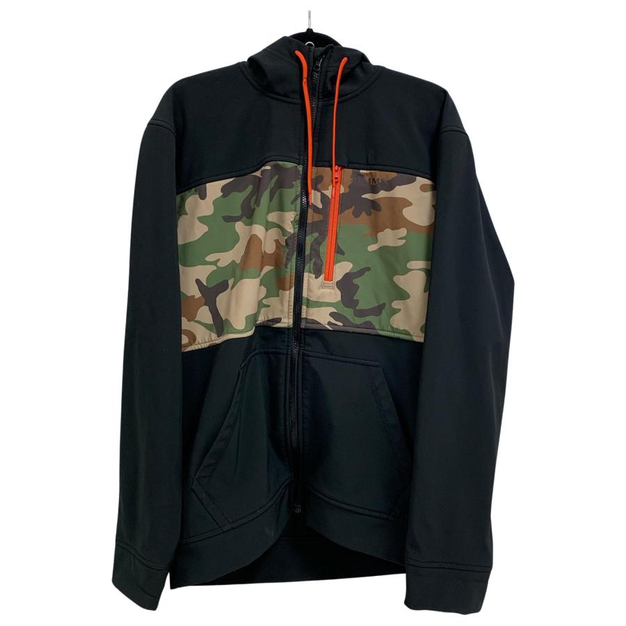 ★★SIMMS シムス　フィッシングジャケット 　Ｍサイズ　ローグ フーディ ブラック　 x 迷彩 SIMMS シムス フィッシングジャケット Mサイズ ローグ フーディ