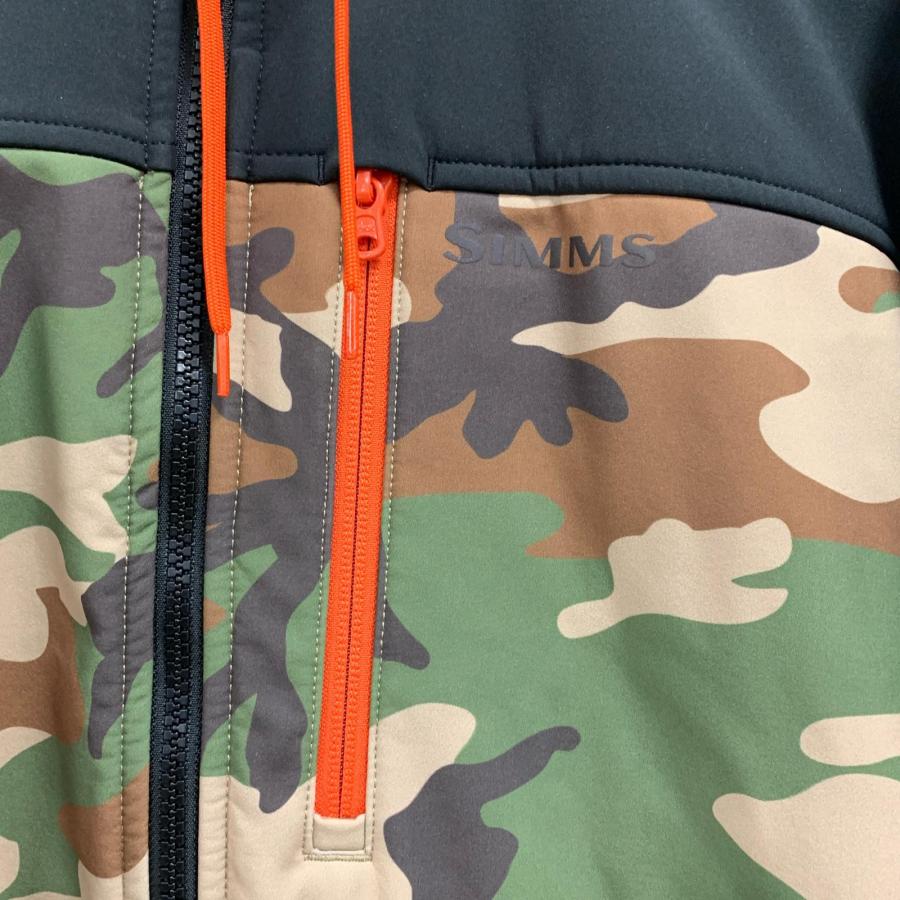 ★★SIMMS シムス　フィッシングジャケット 　Ｍサイズ　ローグ フーディ ブラック　 x 迷彩 SIMMS シムス フィッシングジャケット Mサイズ ローグ フーディ