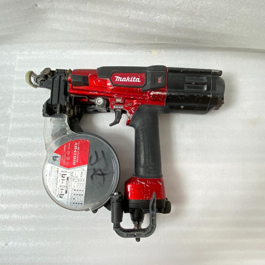 ΦΦ MAKITA マキタ 高圧ネジ打ち機 AR411HR ブルー 傷や汚れあり ΦΦ MAKITA マキタ 高圧ネジ打ち機 AR411HR ブルー 傷や汚れあり