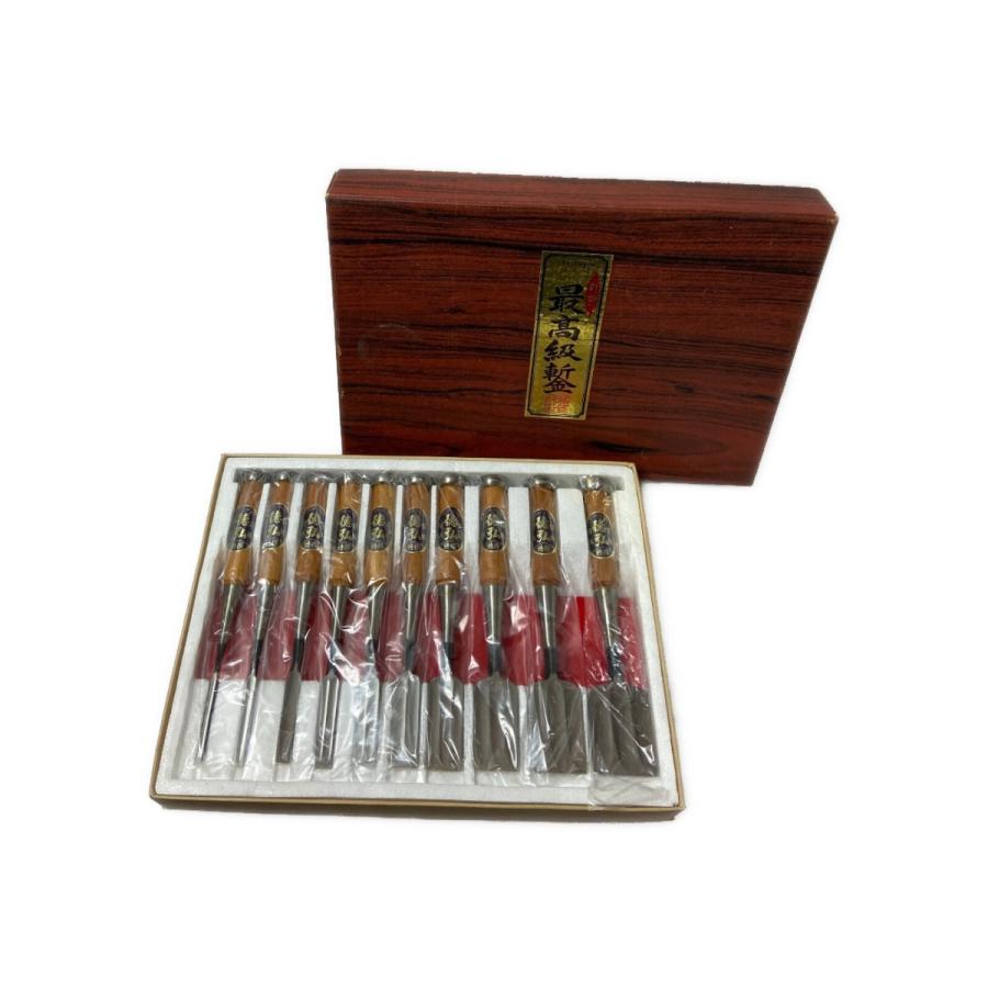 ΦΦ 【未使用品】徳弘 特撰 ノミ10本セット 未使用に近い 