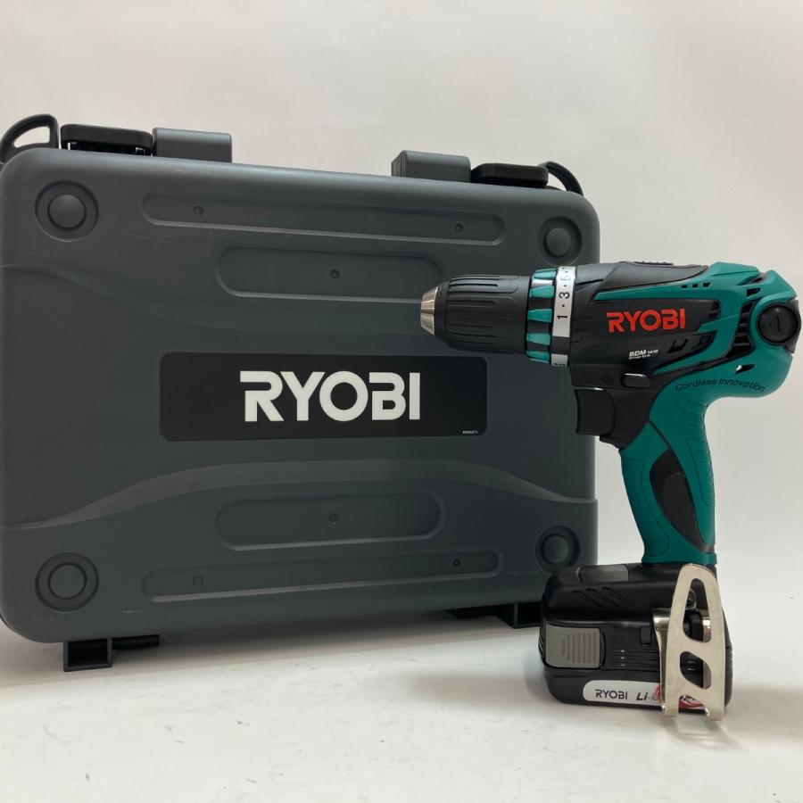 RYOBI リョービ 充電式ドライバドリル 14.4v BDM-1410 グリーン 目立っ 