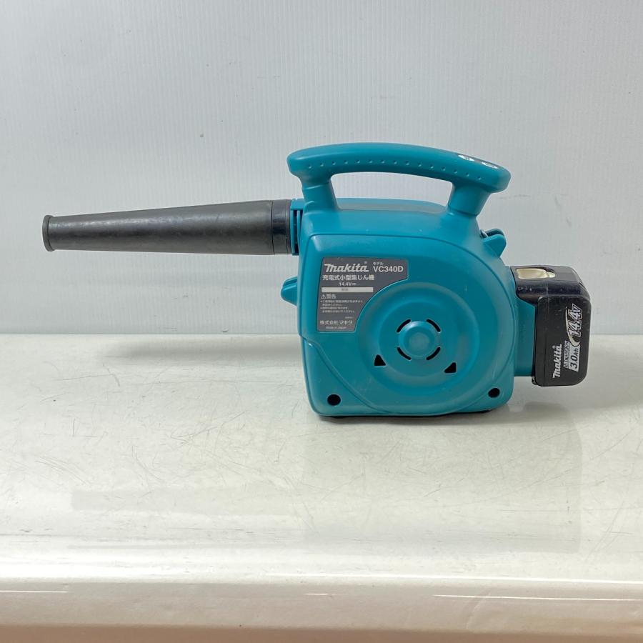 ΦΦ MAKITA マキタ 充電式小型集じん機 14.4V VC340D ブルー 傷や