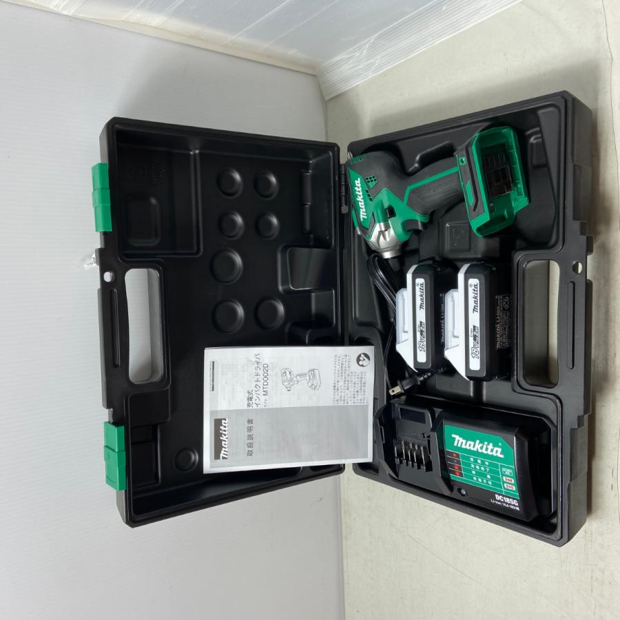 ΦΦ MAKITA マキタ インパクトドライバ 18v 2.0Ah MTD002D グリーン 