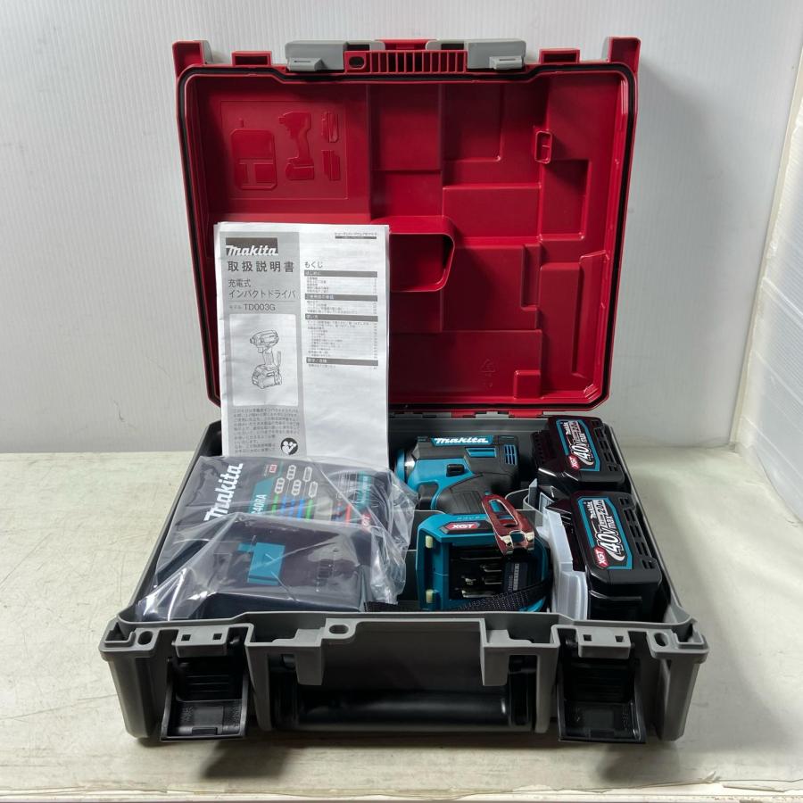 ΦΦ MAKITA マキタ フルセット 40V 充電式インパクトドライバ TD003GRAX 