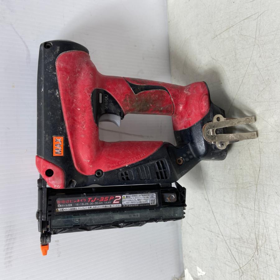 ΦΦ MAX マックス ピンネイラ 14.4v TJ-35P2 レッド 傷や汚れあり 