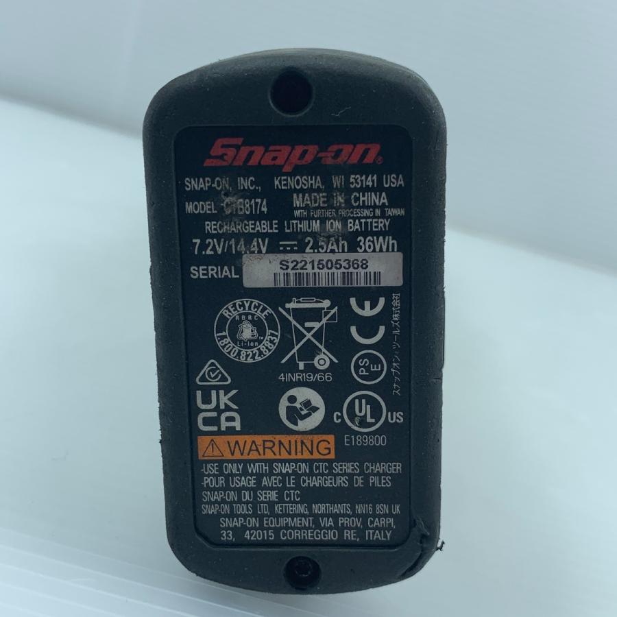 κκ Snap-on スナップオン コードレスラチェットレンチ バッテリー付