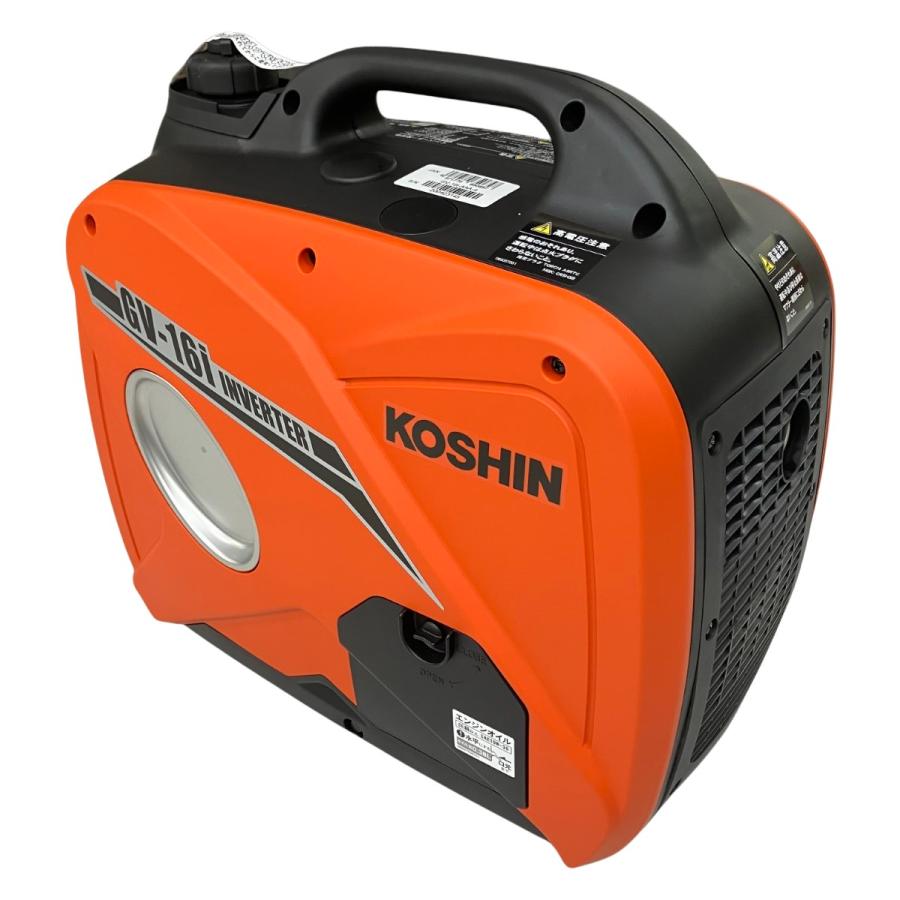ЗЗ KOSHIN 4サイクル 1.6kVA インバーター発電機 取説 外箱付 GV-16i 
