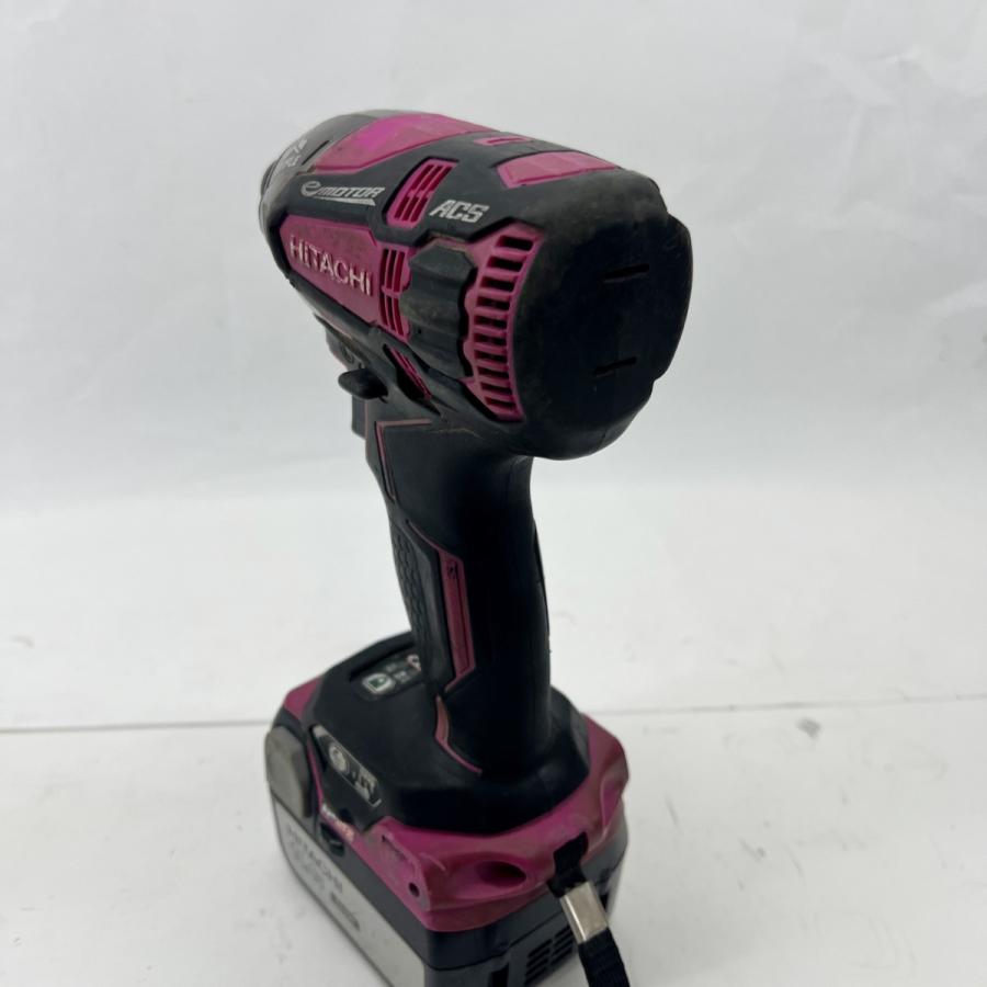 〇〇 HITACHI 日立 インパクトドライバ 充電池1個 付 コードレス式