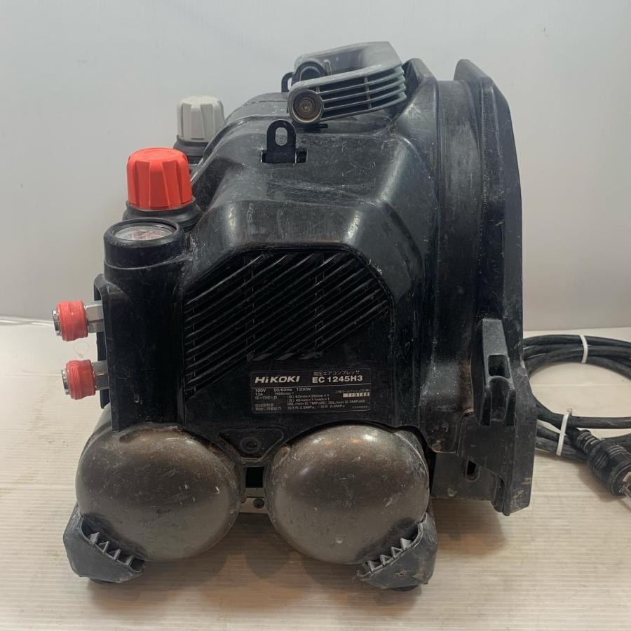 κκ HITACHI 日立 エアツール コンプレッサー 100v 710148 EC1245H3 ブラック やや傷や汚れあり : リサイクル ...