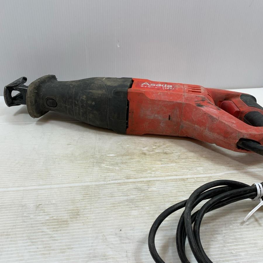 κκAsada 切断工具 レシプロソー コード式 100v 200220 タイガーソー RP130 レッド κκ Asada 切断工具 レシプロソー コード式 100v 200220 タイガーソー