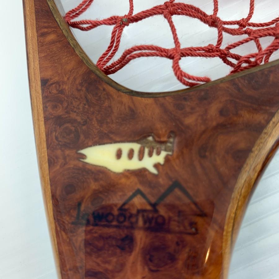 ττ Is wood works 釣り具 タモ ネット 網 程度A 目立った傷や ττ Is wood works 釣り具 タモ ネット 網 程度A 目立った傷や