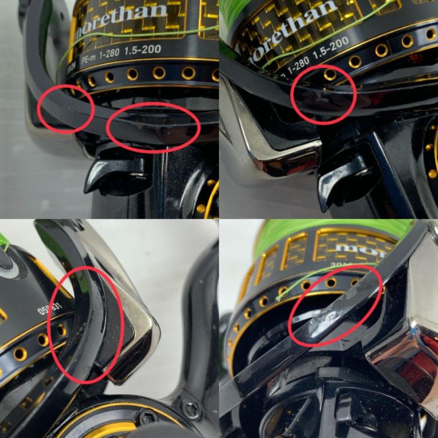 ττ DAIWA ダイワ スピニングリール 17モアザン 3012H 傷や汚れ ττ DAIWA ダイワ スピニングリール 17モアザン 3012H 傷や汚れ