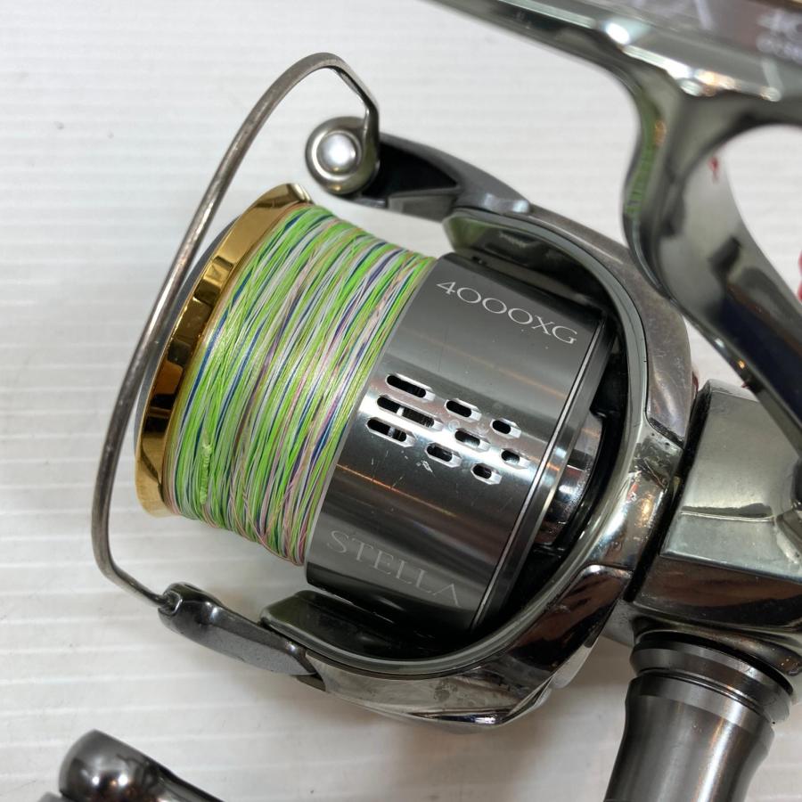 ττ SHIMANO シマノ スピニングリール 18ステラ 4000XG キズ有 03809