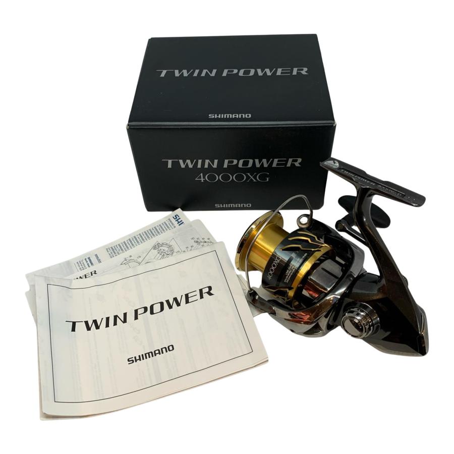 ττ SHIMANO シマノ スピニングリール 美品 箱付 20ツインパワー4000XG