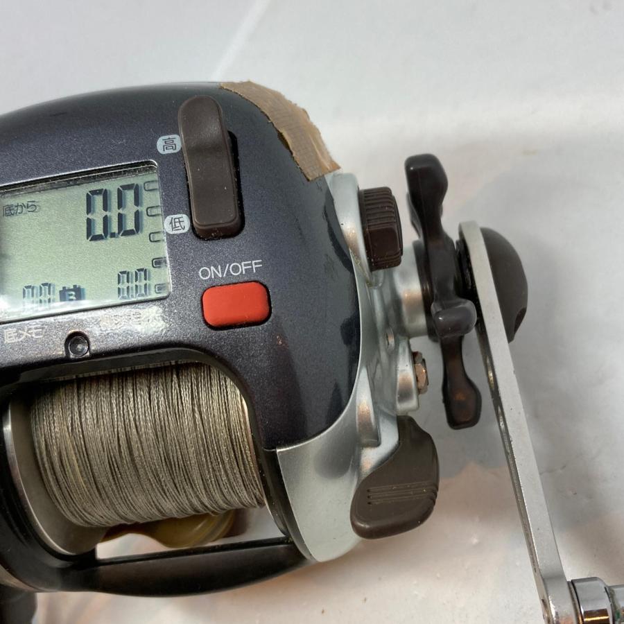 SHIMANO シマノ 電動リール  97電動丸 3000H  電源ケーブル付 RG113 傷や汚れありの画像