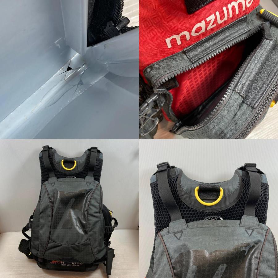 mazume マズメ ライフジャケット  レッドムーン  LJ8TH やや傷や汚れありの画像