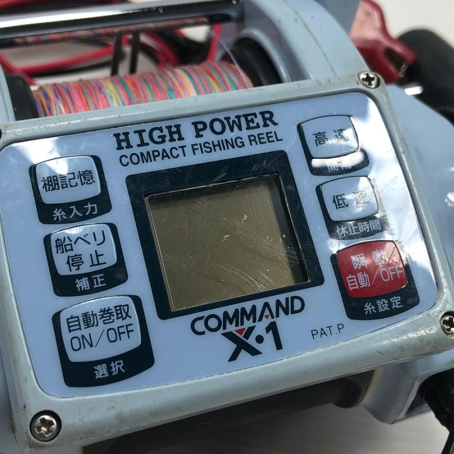 中古 ミヤマエ 電動リール COMMAND CX-1 12V ハイパワー ΣΣ ミヤマエ 電動リール ハイパワー コマンド CX-1 傷や汚れあり