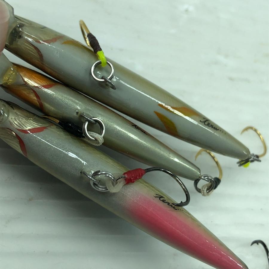 ΣΣ Teru Lures テルルアー ハンドメイドミノー 3個まとめ やや傷や汚れ