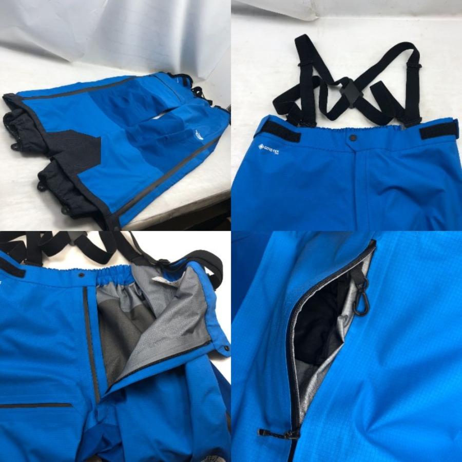 ΣΣ THE NORTH FACE ザノースフェイス ハイブリッドライエルジャケット/パンツ 上下セット NP62001/NP62002 XLサイズ ブルー やや傷や汚れありの画像