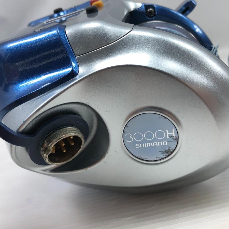 電動リールシマノ電動丸3000H 確認用ベージ ΣΣ SHIMANO シマノ 電動リール 電動丸3000H 動作不良あり 01860 やや傷