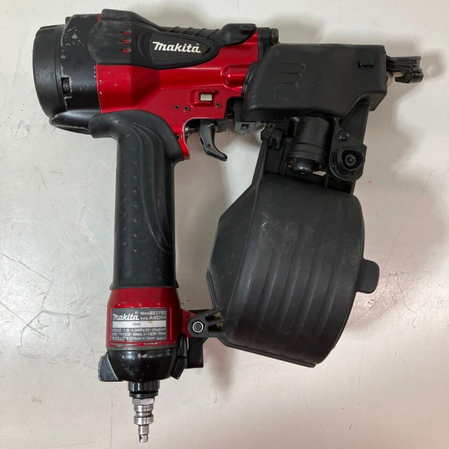 ЗЗ MAKITA マキタ 50mm 高圧 エア釘打機 AN531H レッド 傷や汚れ ЗЗ MAKITA マキタ 50mm 高圧 エア釘打機 AN531H レッド 傷や汚れ