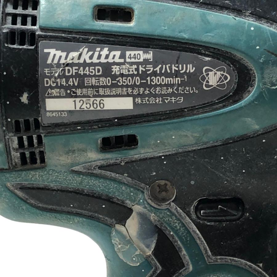 MAKITA マキタ 充電式ドライバドリル DF445D ブルー 傷や汚れあり