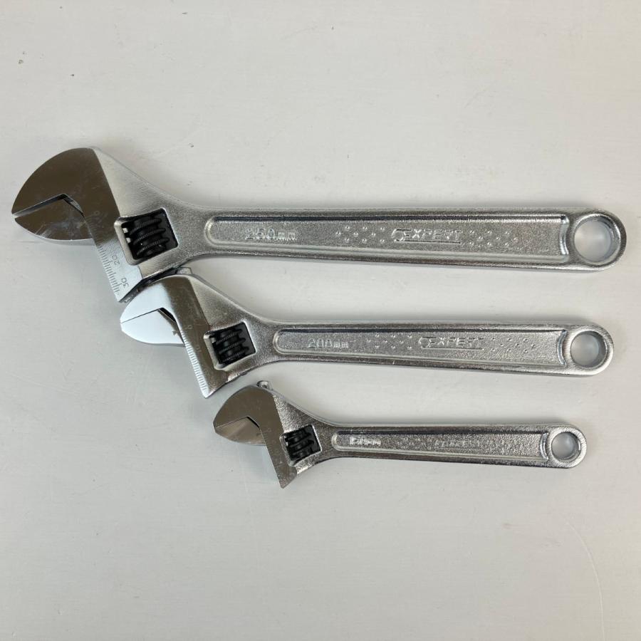 ЗЗEXPERT モンキーレンチ 3個セット ケース付 ETR30109 E187470 E187368 E187366 ブルー ЗЗ EXPERT モンキーレンチ 3個セット ケース付 ETR30109 E187470