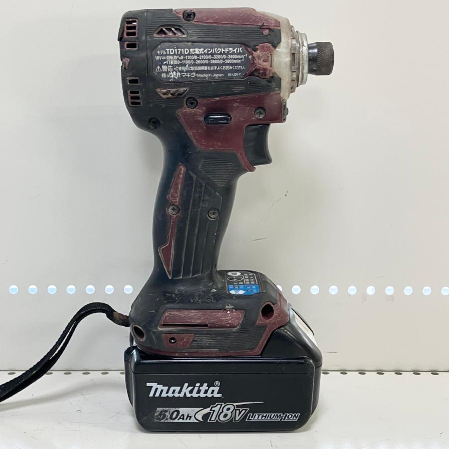 ЗЗ MAKITA マキタ 18V インパクトドライバ バッテリー×1 TD171D ЗЗ MAKITA マキタ 18V インパクトドライバ バッテリー×1 TD171D