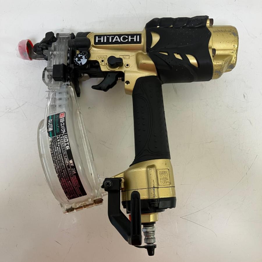 【値下げしました！】日立　HITACHI　WF3H　32ｍｍ　高圧ねじ打ち機　【ケース付き】 ЗЗ HITACHI 日立 32mm 高圧 ねじ打ち機 ケース付 WF3H カーキ×ブラック