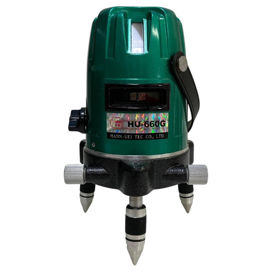 ЗЗHANN グリーンレーザー レーザー墨出し器 受光器 ケース付 HU-660G グリーン ЗЗ HANN グリーンレーザー レーザー墨出し器 受光器 ケース付 HU