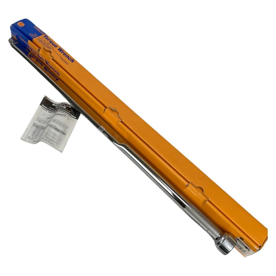 ЗЗ TOHNICHI 420N・m 全長945mm トルクレンチ 取説 外箱付 ЗЗ TOHNICHI 420N・m 全長945mm トルクレンチ 取説 外箱付