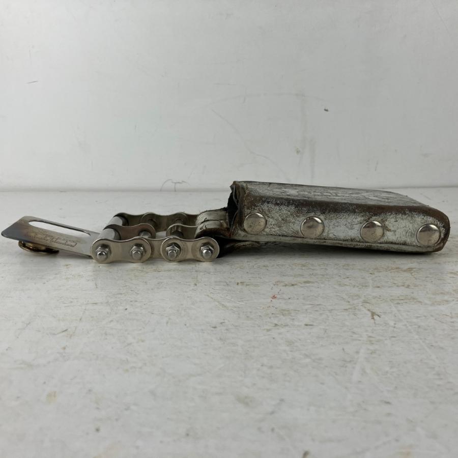 ЗЗ KNICKS 総ヌメ革3連結チェーンタイプ鳶レベルホルダー NX-KNS