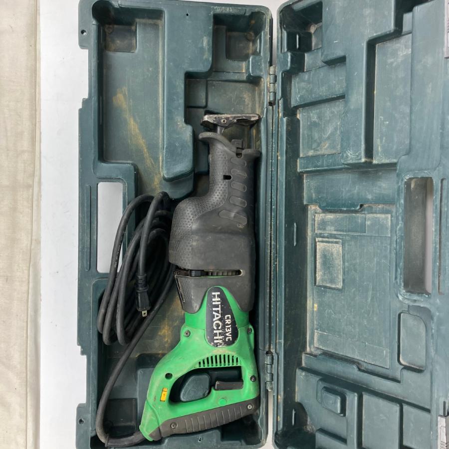 ЗЗ HITACHI 日立 100v 130mm セーバーソー ケース付 CR13VC グリーン
