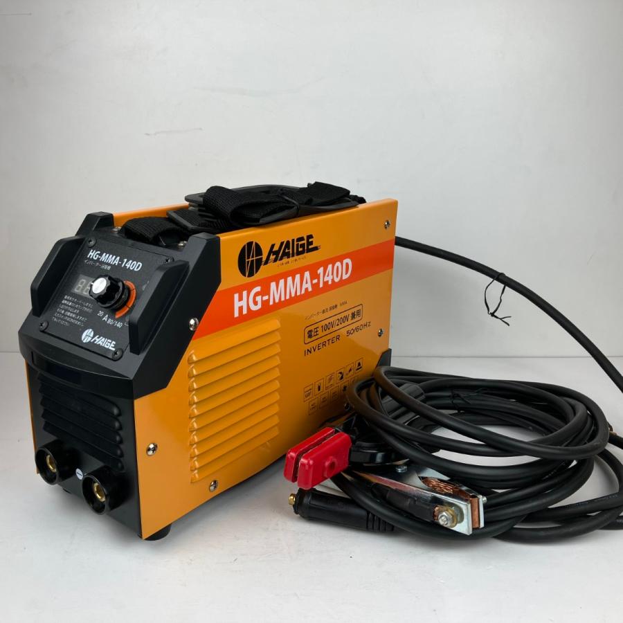 ЗЗ HAIGE ハイガー 100/200v インバーター直流溶接機 取説付 HG-MMA 