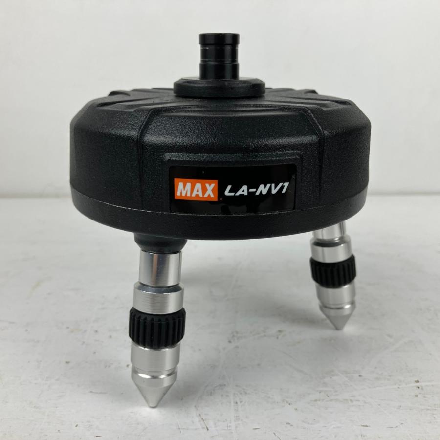 MAX マックス 自動追尾台 受光器セット ケース付 LA-NV1 LA-D5NV ブラック×レッド 目立った傷や汚れなし 【スクリボラックス】