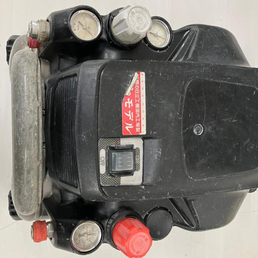 ЗЗ HITACHI 日立 100v 9L 常圧2口 高圧1口 コンプレッサー EC1433H