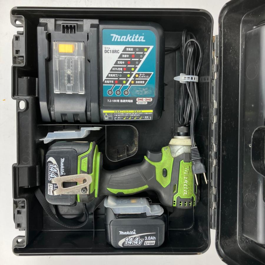 ЗЗ MAKITA マキタ 14.4v インパクトドライバ バッテリーx2 充電器 