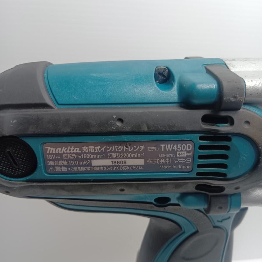MAKITA マキタ 18v 12.7mm 充電式インパクトレンチ バッテリーx1付 