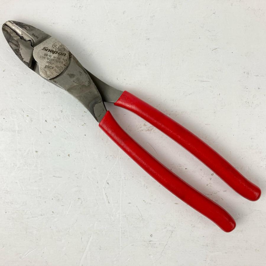 ЗЗSnap-on スナップオン ターミナルクリンピング カッター プライヤー 本体のみ 29CF レッド ЗЗ Snap-on スナップオン ターミナルクリンピング カッター プライヤー