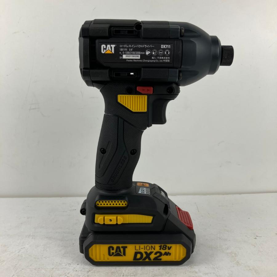 インパクトドライバー18v ЗЗ CATERPILLAR CAT 18v 充電式インパクトドライバ バッテリーx2 充電